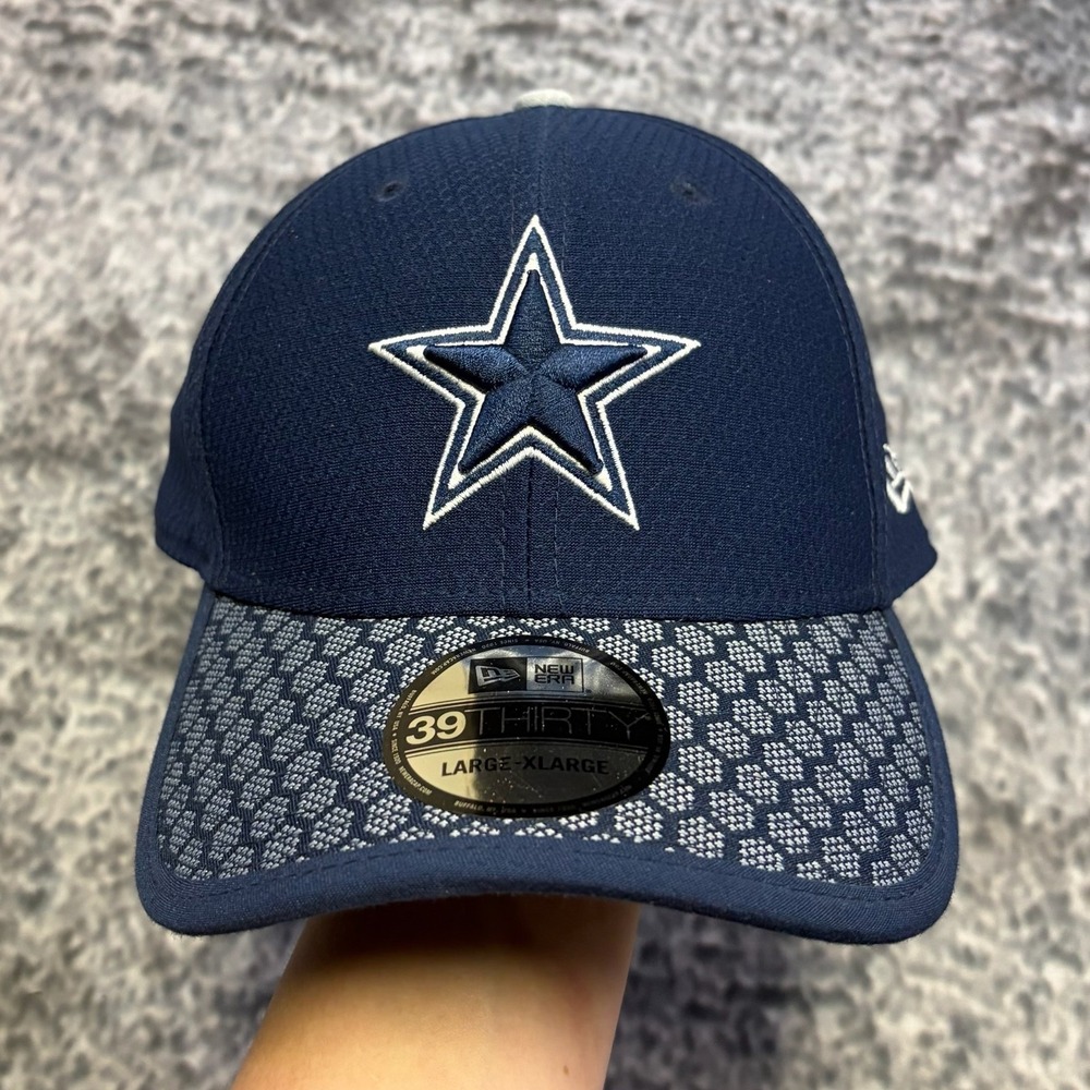 NWT Dallas Cowboys New Era 39Thirty Hat Stretch Fit Large/XL Blue Cap